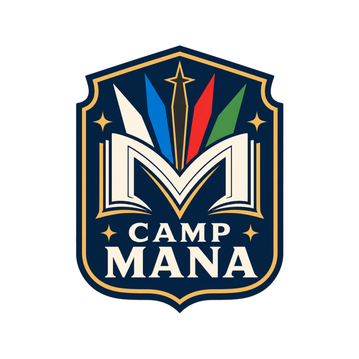 Camp Mana summer camp logo